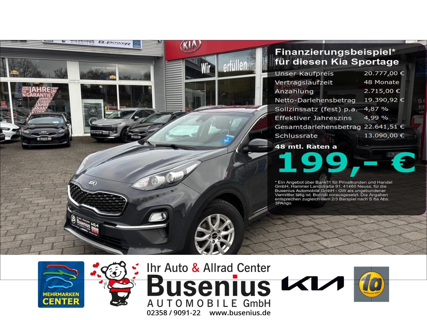 Kia Sportage 1.6 T-GDI 2WD Vision+Kom+Navi+Kamera+Fr