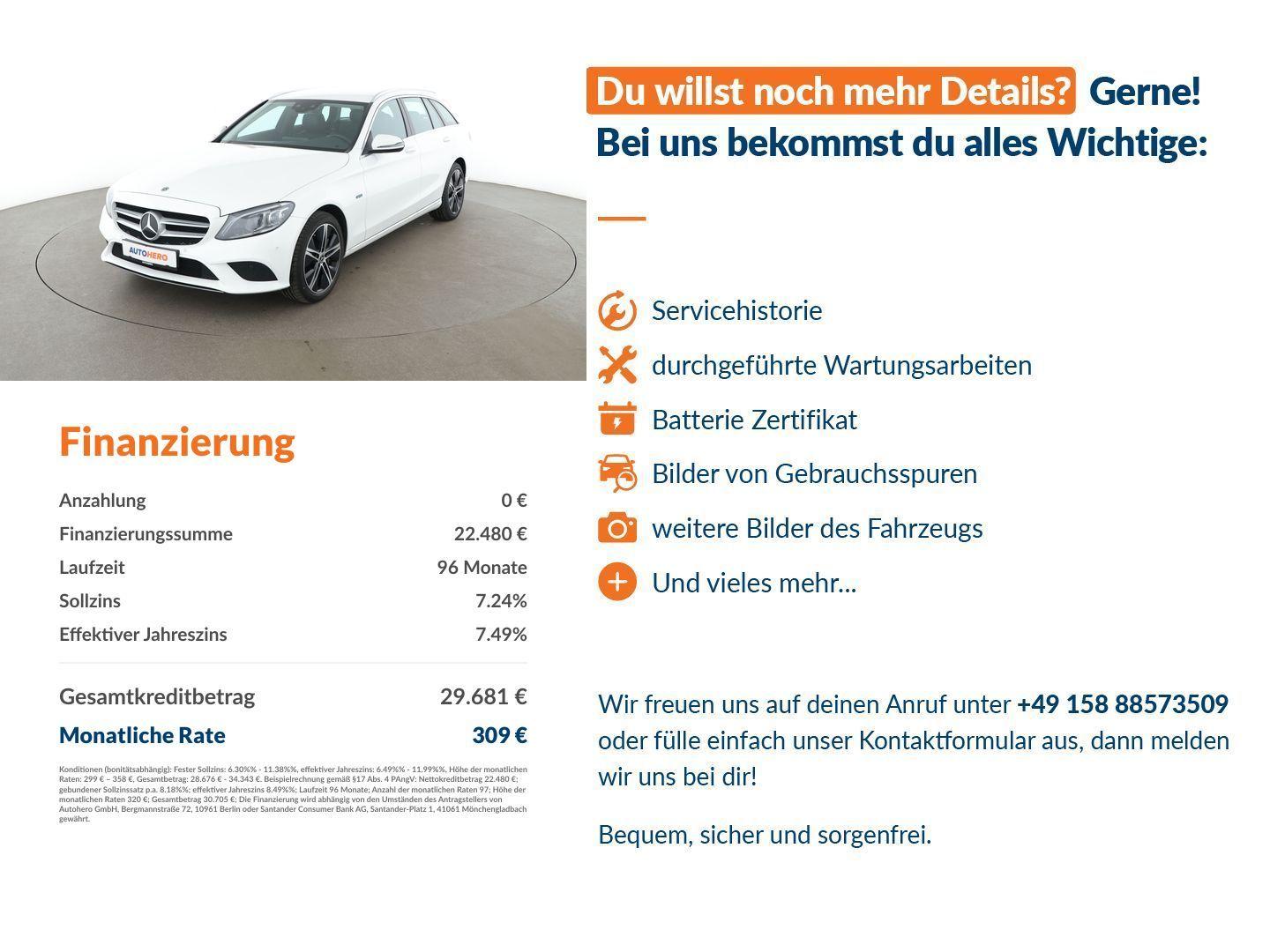 Mercedes-Benz C-Class C-Klasse C 300e T Avantgarde Aut.*NAVI*LED*TEMPO