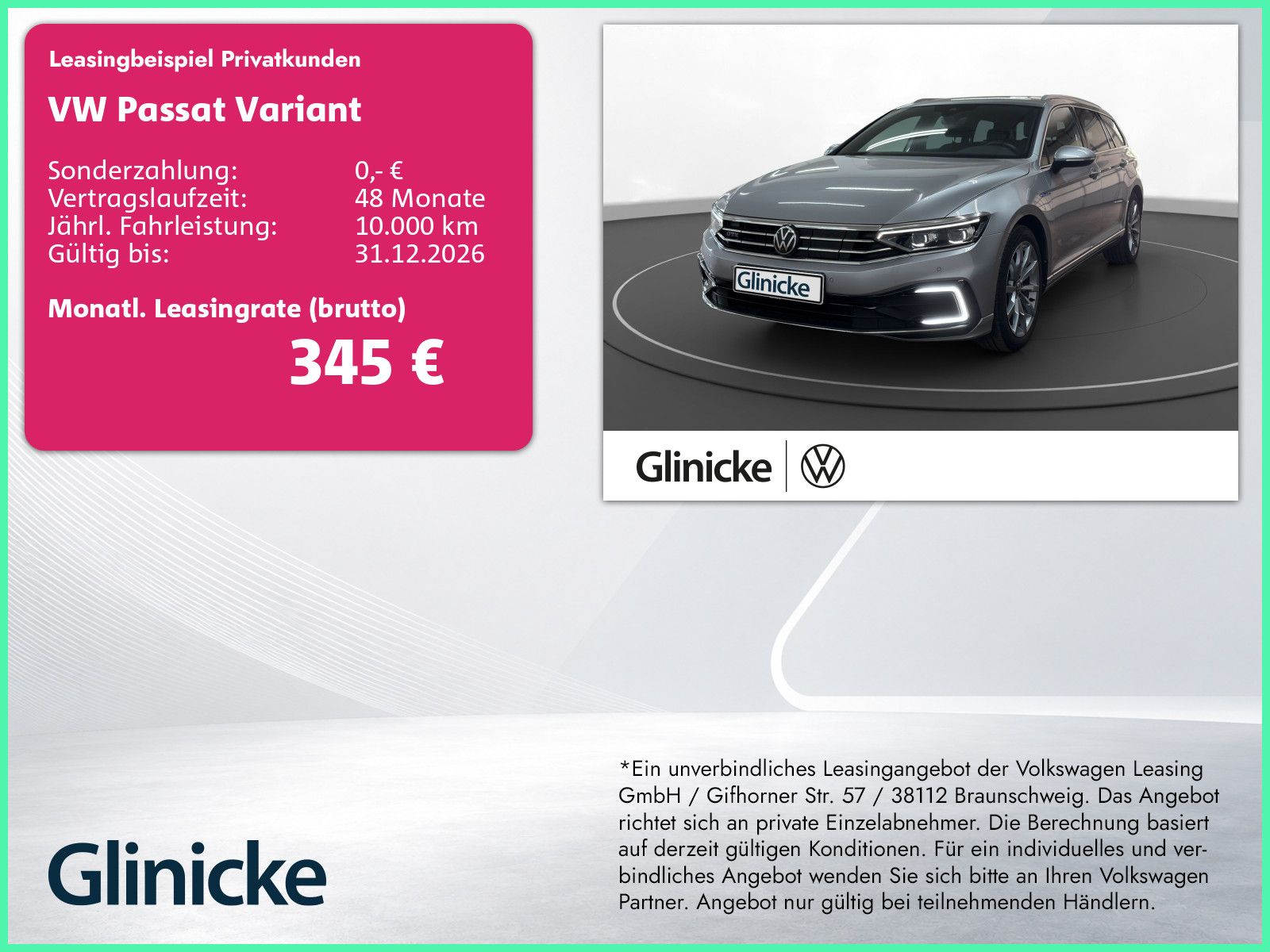 Volkswagen Passat Variant GTE AHK Pano Matrix LM 18" Navi 3