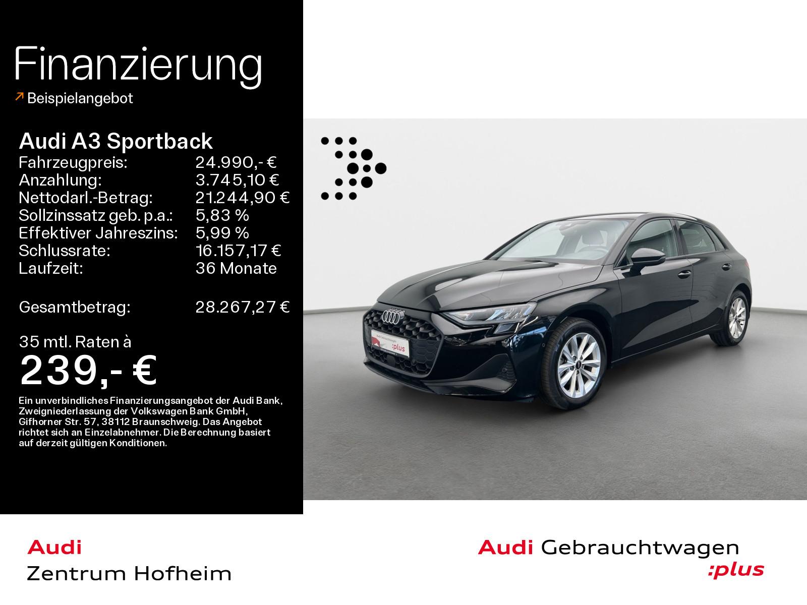 Audi A3 Sportback 35 TFSI S tronic HUD*Sonos*Navi*Car