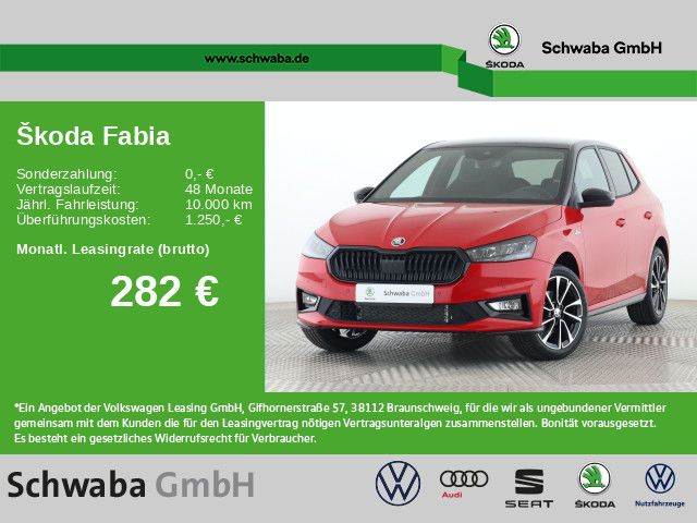 Skoda Fabia Monte Carlo 1,0 TSI DSG *LED*ACC*R-KAM*PDC