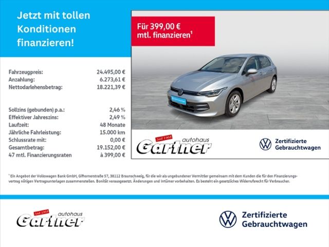 Golf VIII LIFE 1.5 TSI REAR VIEW HEAD UP NAVI AP