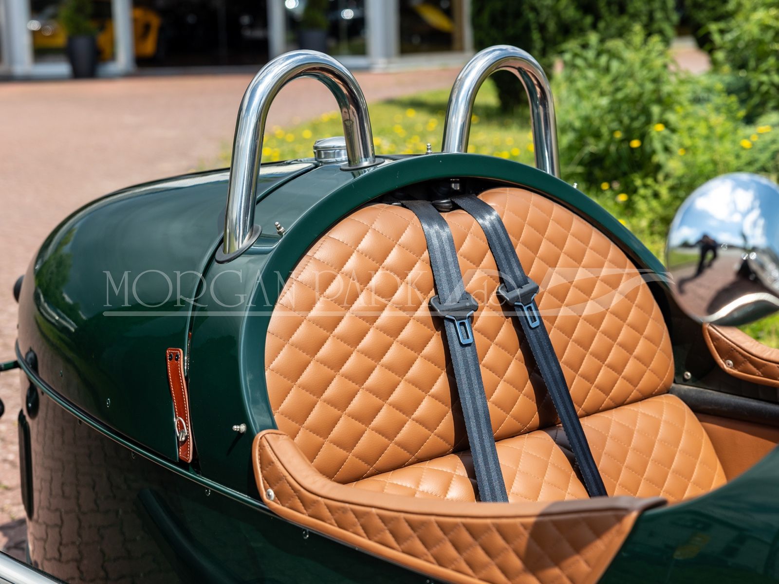 Fahrzeugabbildung Morgan 3 Wheeler *Sport Green / Honey / 110 Years*