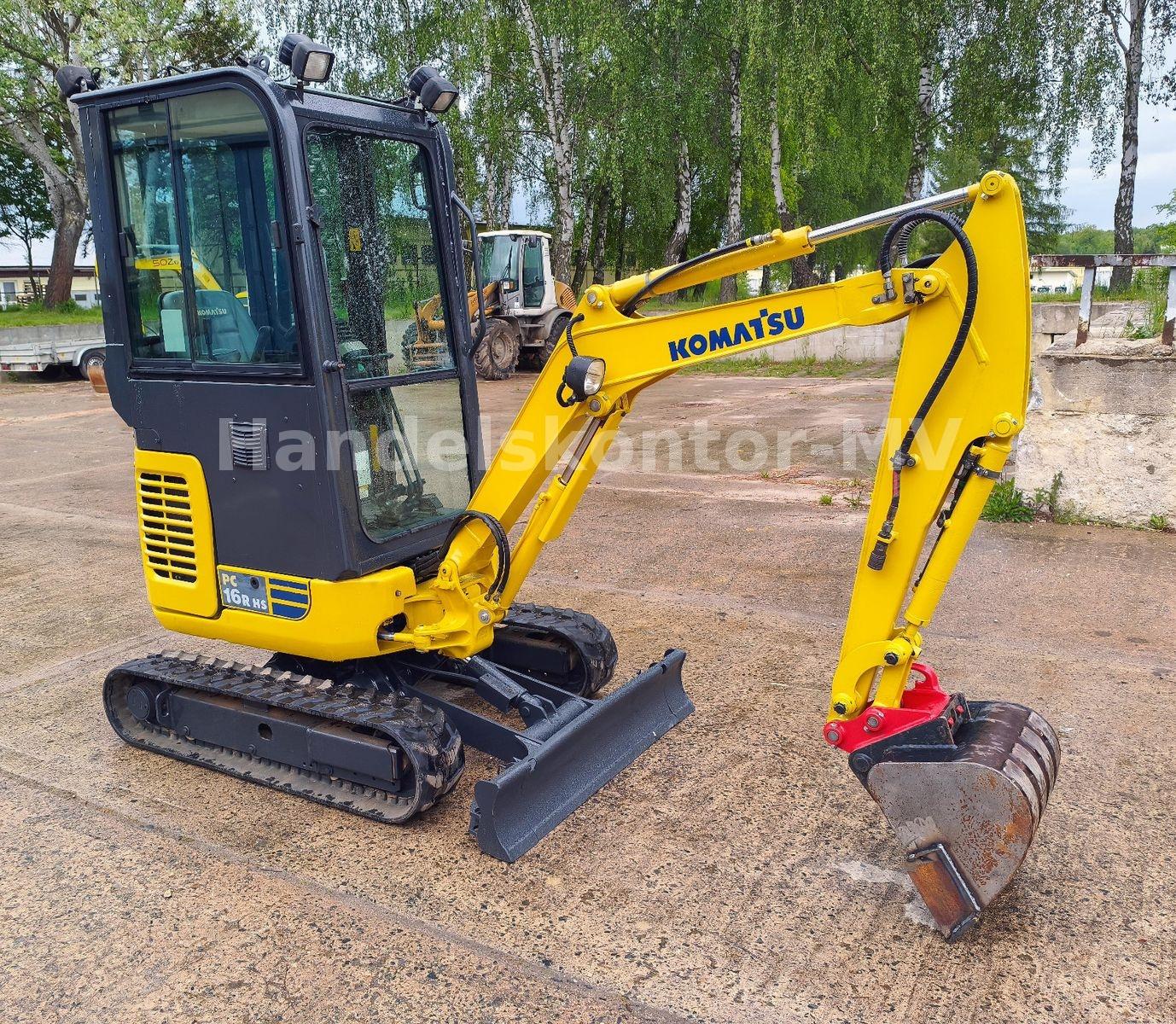 Komatsu PC16R-3HS 2x Löffel MS01 15900€ netto