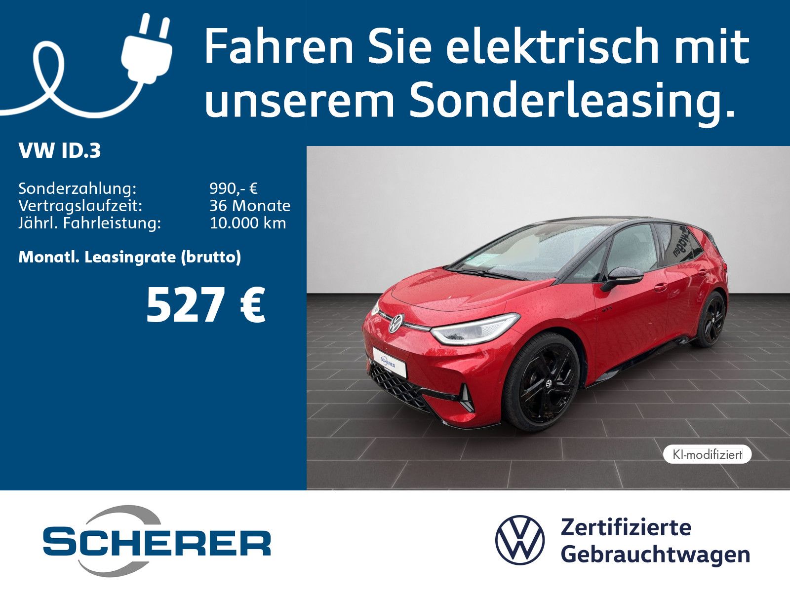 Volkswagen ID.3 GTX RFK*AR-HUD*WP*KESSY*HARMAN*SHZ uvm...