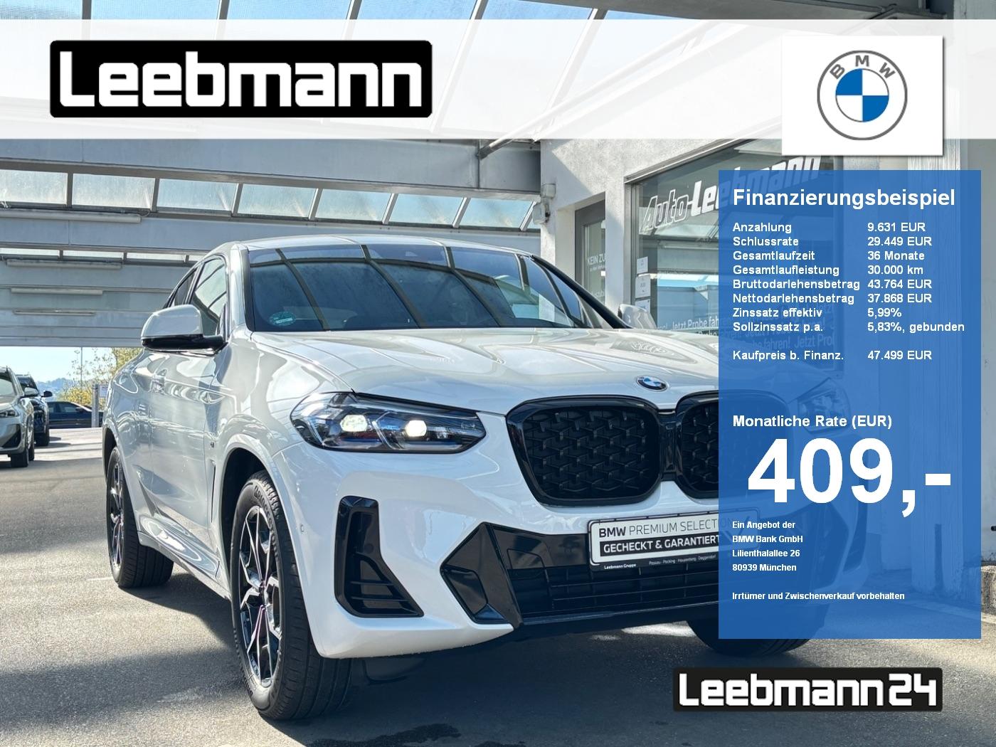 BMW X4 xDrive30i M-Sport AHK/LASER/HUD 2.J.GARANTIE