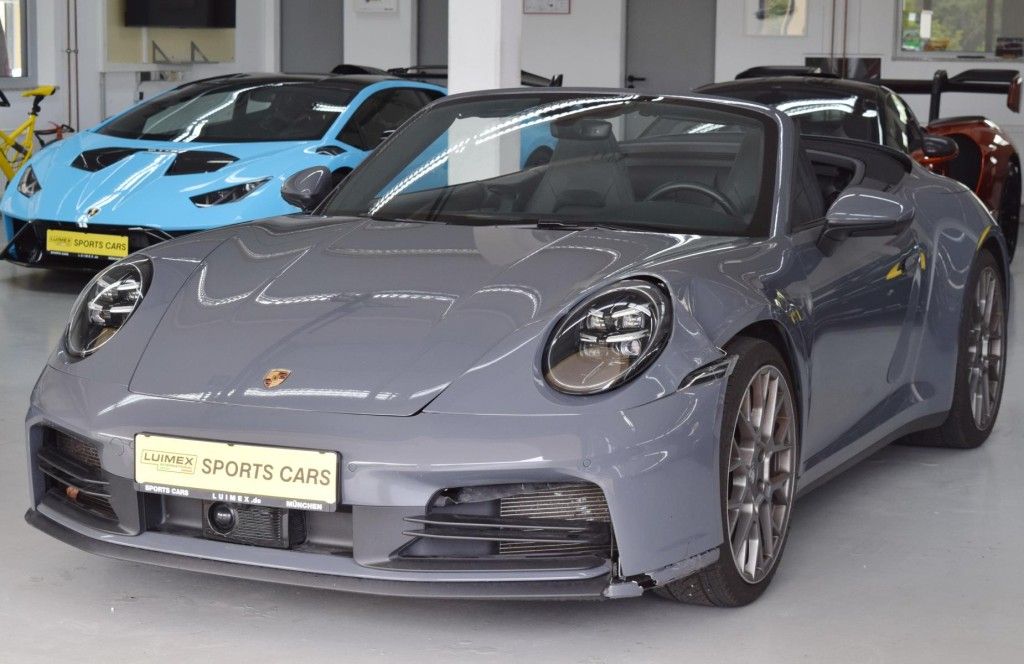 Porsche 992 Carrera Cabriolet unfallbeschädigt MatrixLed foto 1