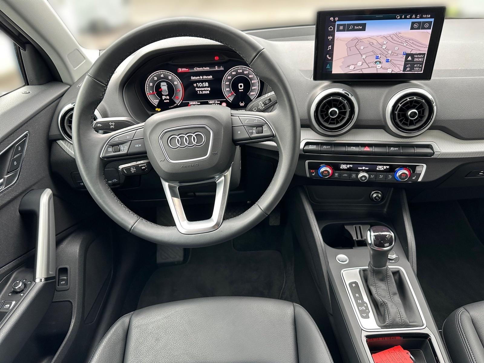 Audi Q2 advanced NAVI*LED*RFK*LEDER*GRA*LM*5J GAR, миниатюра 10