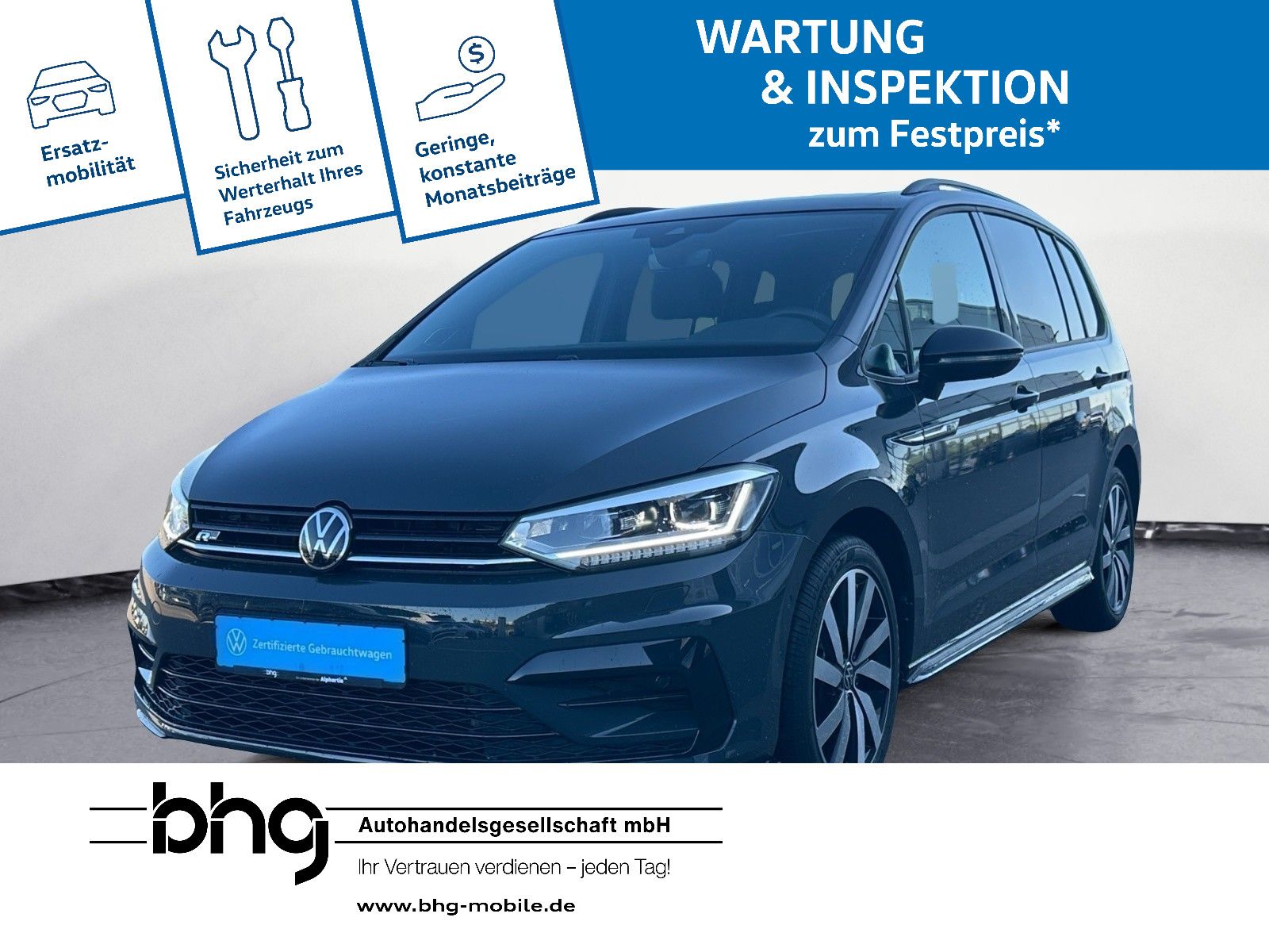 Volkswagen Touran 2.0 TDI DSG Highline R-Line 7-Sitzer AHK foto 2