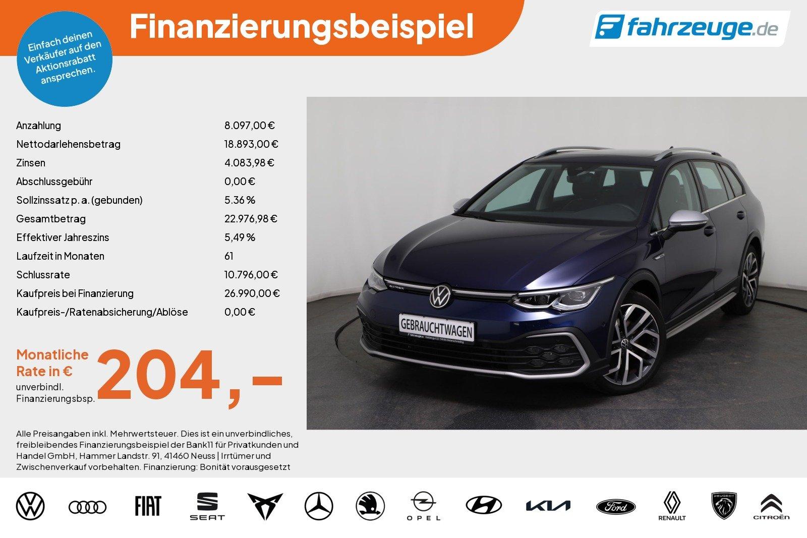 Volkswagen Golf Variant 2.0 TDI Alltrack *PANO*AHK*NAVI*ACC, миниатюра 2