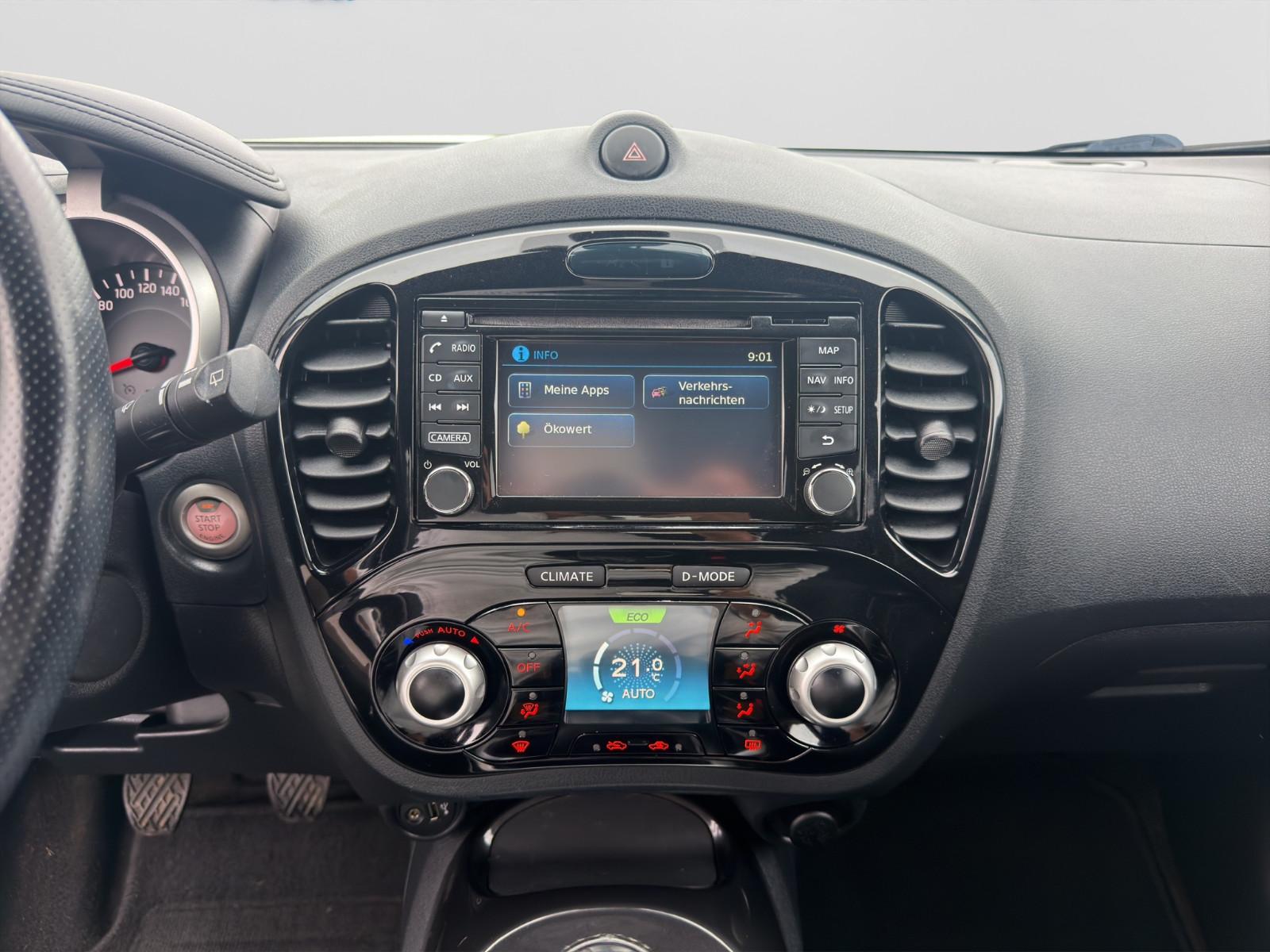 Nissan Juke 1.2 SITZH LED NAV KAM GJR TÜV+Insp. NEU 17'