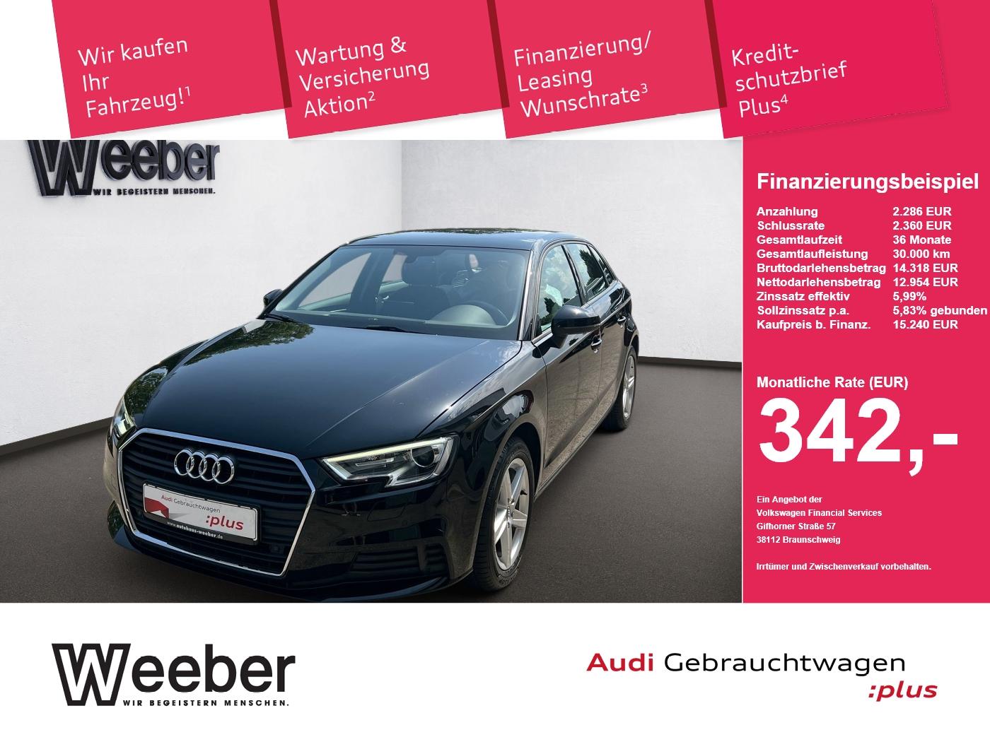 Audi A3 Sportback * PDC PLUS*NAVI*SHZ*16 ZOLL LM *