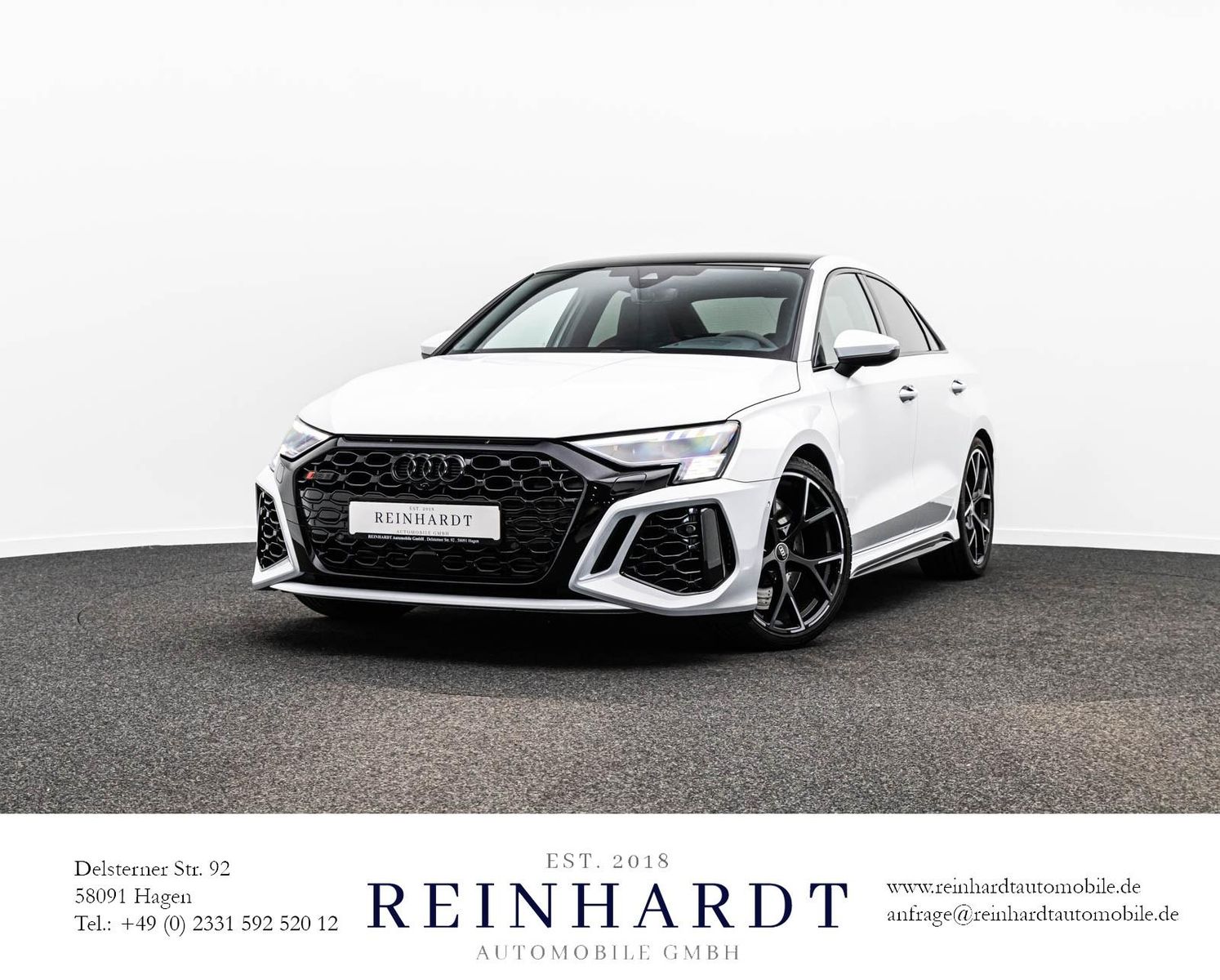 AUDI RS3 LIMOUSINE BLACK ACC/HuD/PANO/280KMH/B&amp;O/EXCL