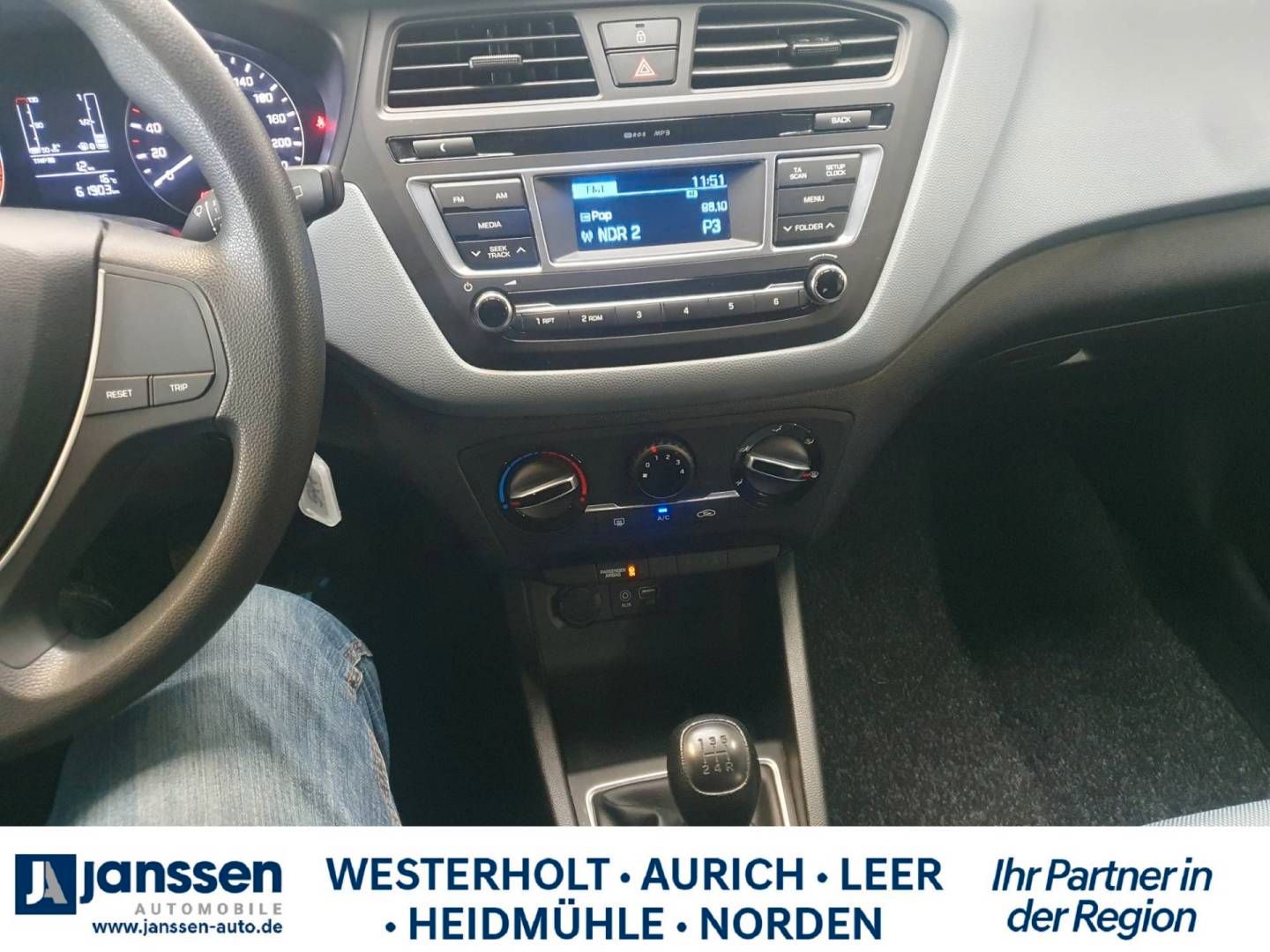 Fahrzeugabbildung Hyundai i20 Benzin 75PS Classic