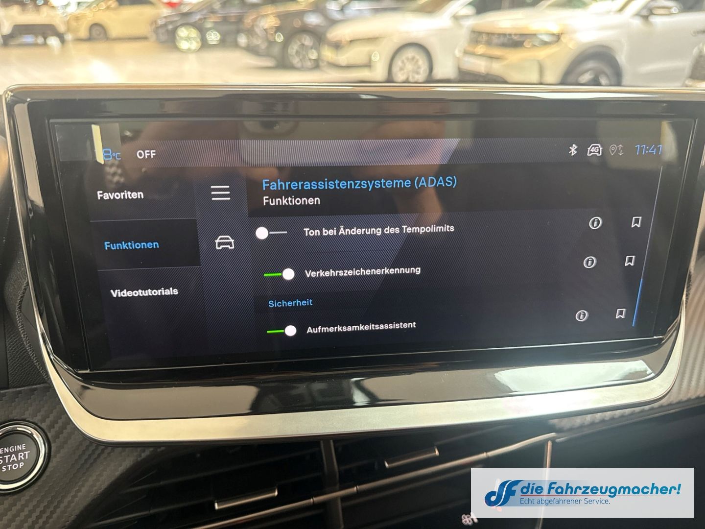 Fahrzeugabbildung Peugeot 208 Allure Digitales Cockpit LED Apple CarPlay A