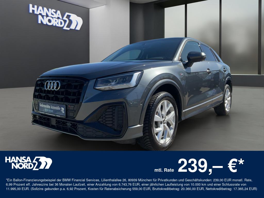 Audi Q2 30TFSI S-LINE LED KAMERA PDC SHZ FSE 17"