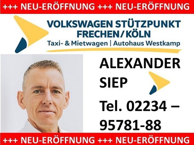 Volkswagen Touran mit MIETWAGEN-Paket  in WEIß