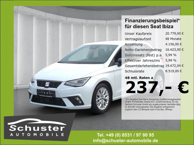 Seat Ibiza FR 1.0TSI*DSG LED ACC digCockp R-Kam Navi