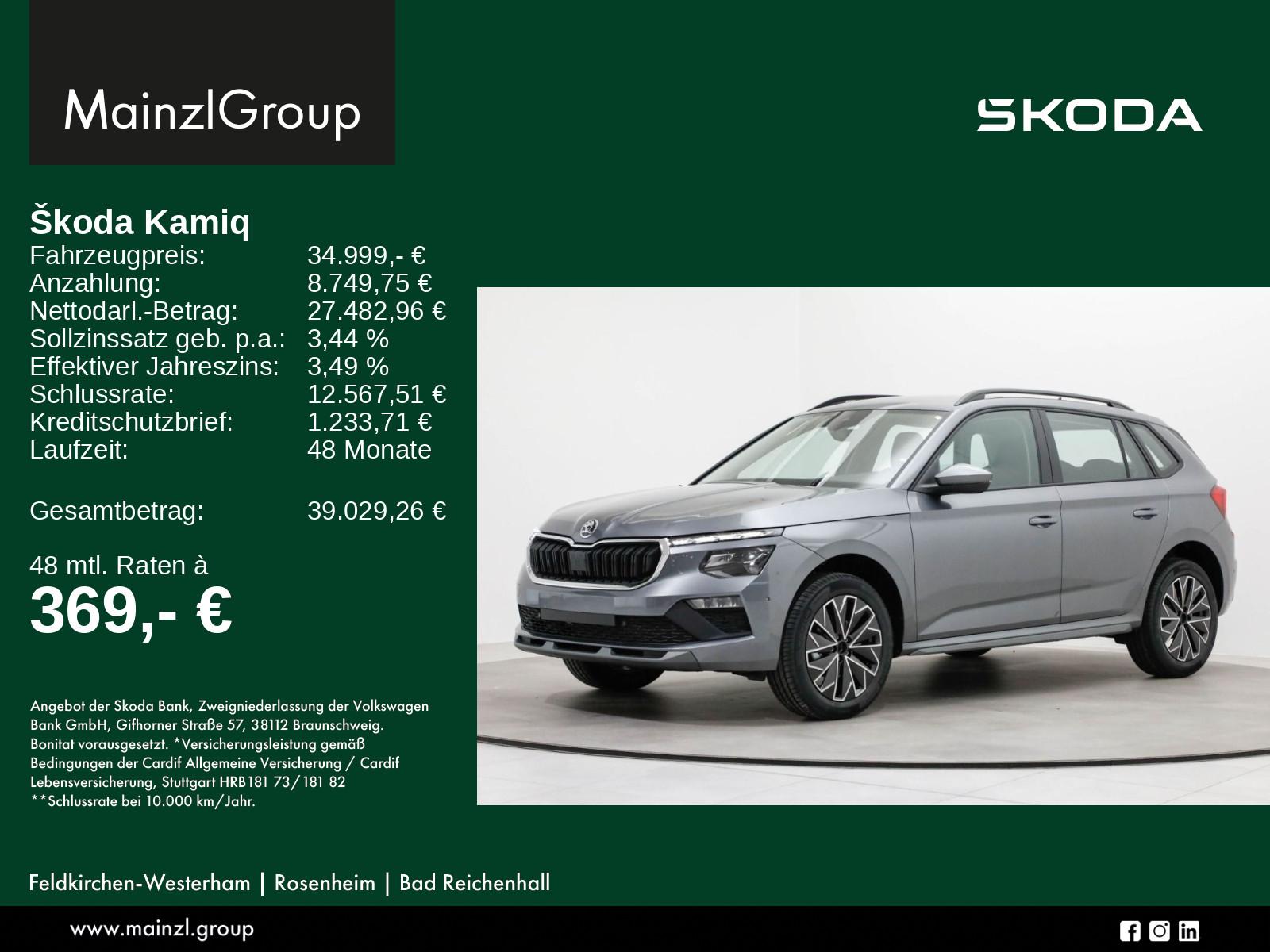 Skoda Kamiq Balance 1,5 TSI 110 kW 7-Gang-DSG