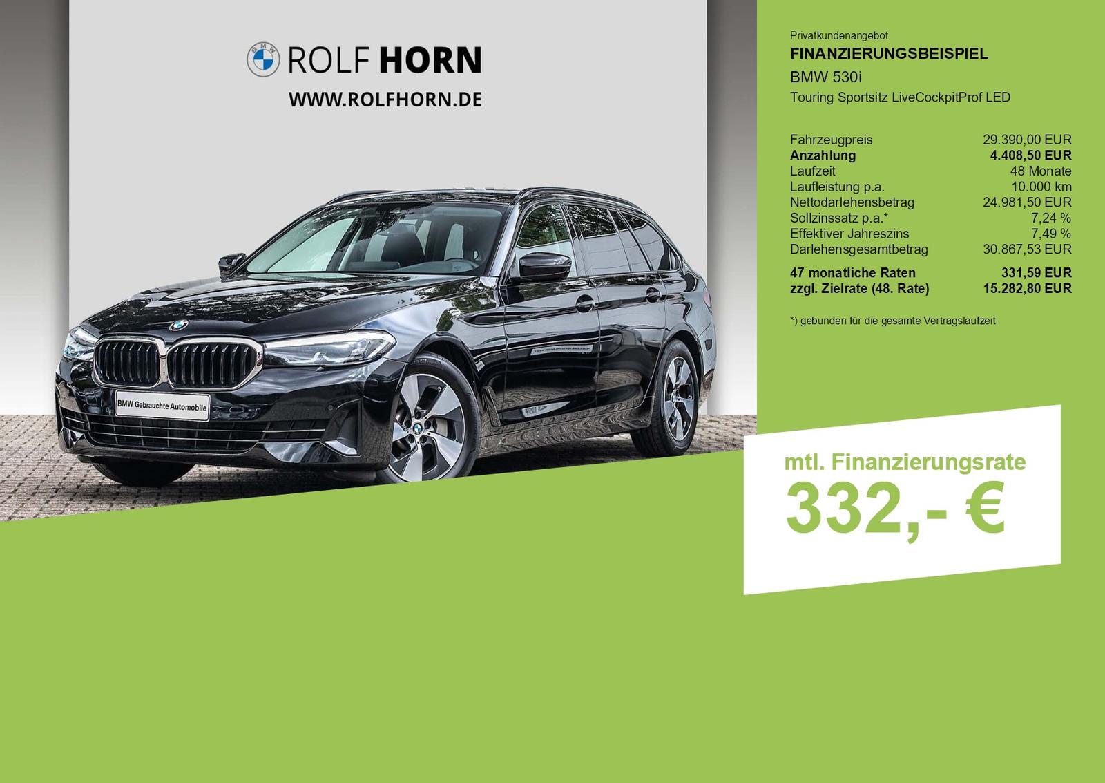 BMW 530i Touring Sportsitz LiveCockpitProf LED