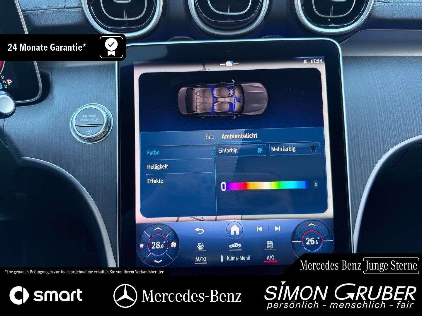 Fahrzeugabbildung Mercedes-Benz C 200 AMG Night Pano Ambi Memory AdSound 19Zoll