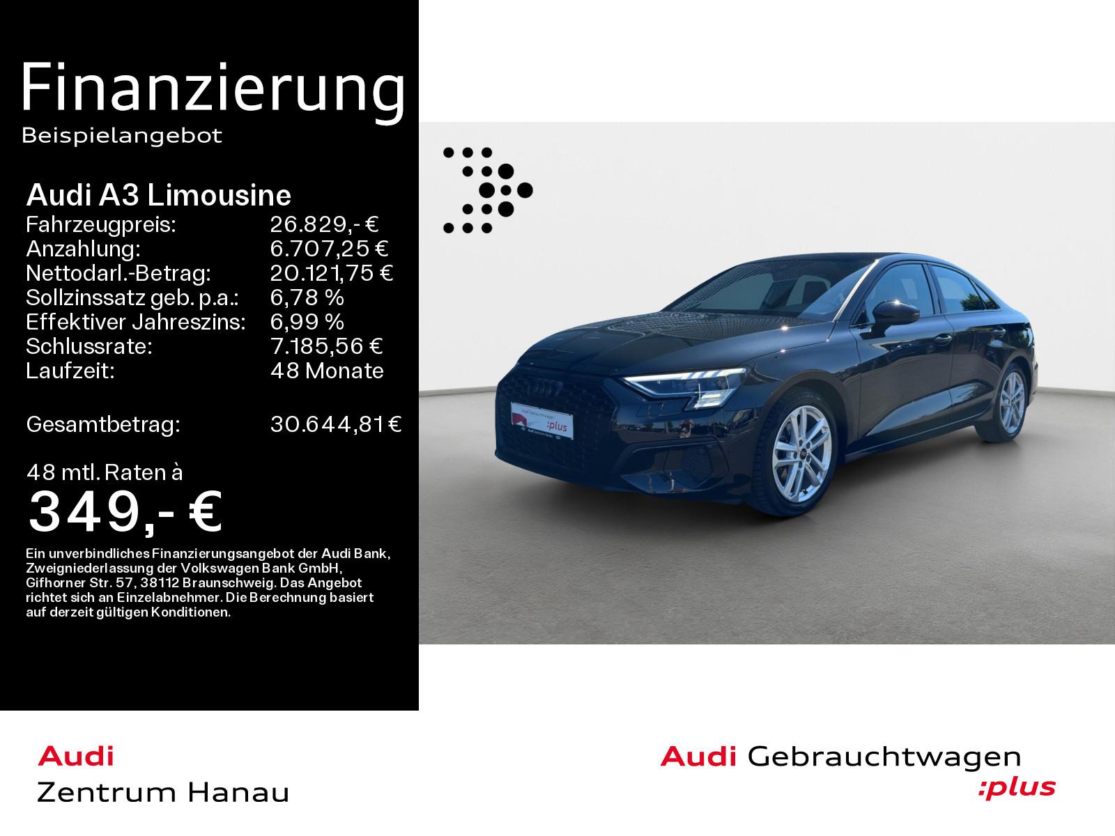 Audi A3 Limousine 35 TFSI ADVANCED *MATRIX*VIRTUAL*