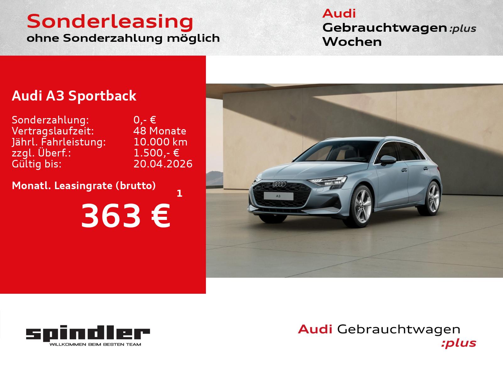 Audi A3 Sportback advanced 35TDI S-tronic / Navi, LED