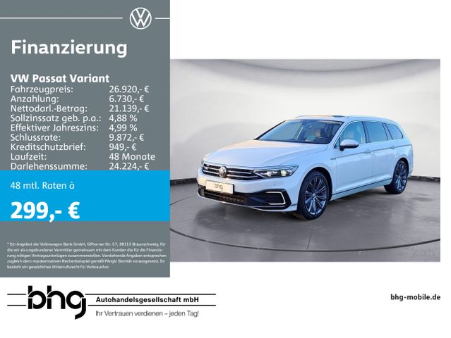 Volkswagen Passat Variant GTE 1,4 l eHybrid DSG AHK Standhz