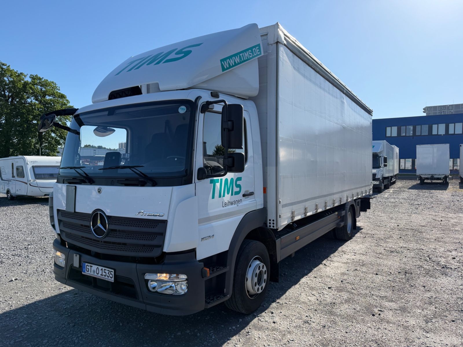 Fahrzeugabbildung Mercedes-Benz Atego 1524 L Autom. Curtainsider LBW AHK