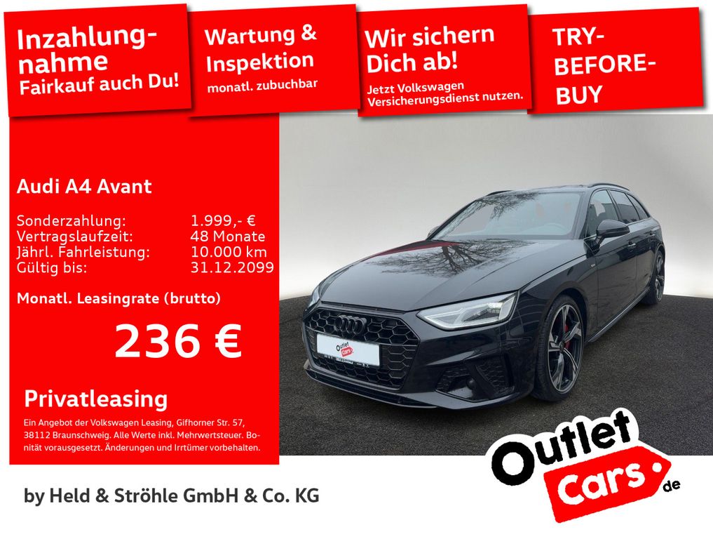 Audi A4 Avant S line compet. black 40 TDI S tronic