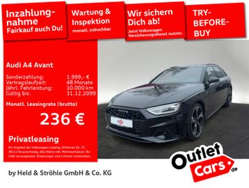 Audi Leasingangebot: Audi A4 Avant S line compet. black 40 TDI S tronic