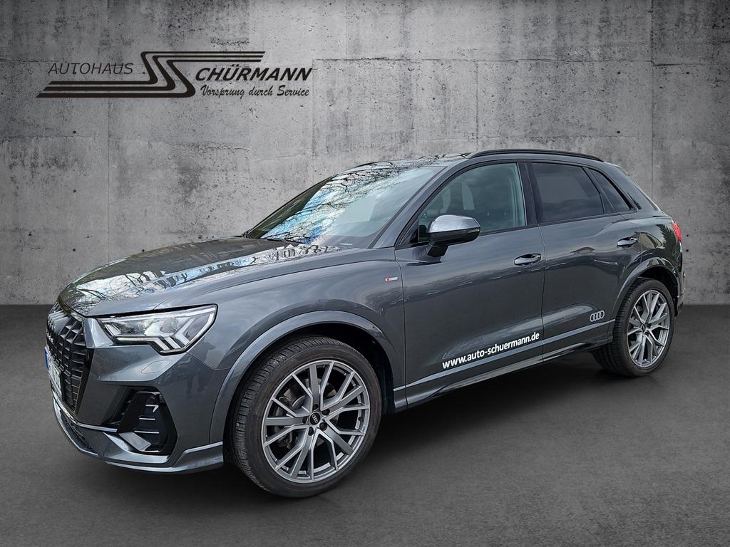 Audi Q3 40 TFSI quattro S tronic S line schwarz Optik 2024