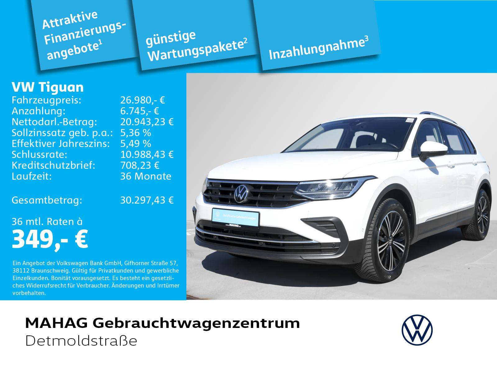 Volkswagen Tiguan Active 2.0 TDI LED Navi AHK ParkAssist Re