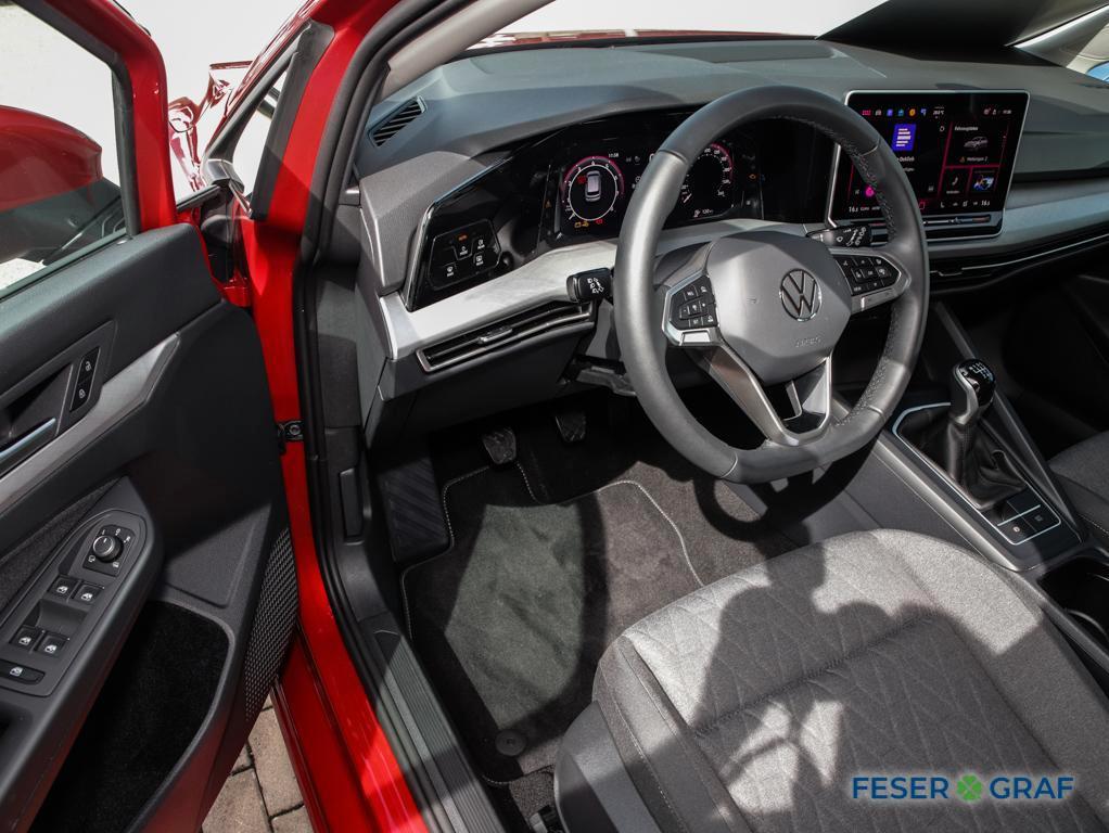Volkswagen Golf 8 1.5 TSI Life AHK ACC CarPlay LED Sitzh., миниатюра 10