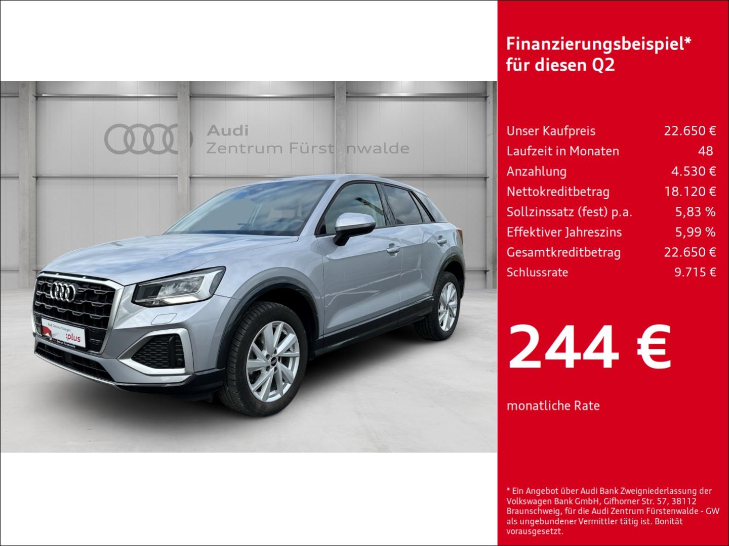 Audi Q2 35 TFSI advanced StandHZG Soundsystem LED El.