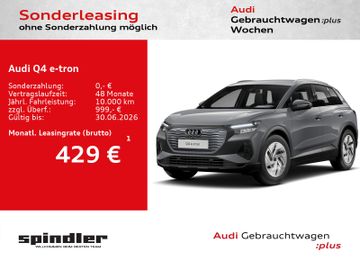 Audi Leasingangebot: Audi Q4 e-tron 45 / Standklima, Navi+, 360°, LED, AHK