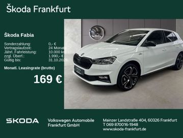 Skoda Fabia Monte Carlo 1,0 TSI DSG Fahrassistenz/ Win