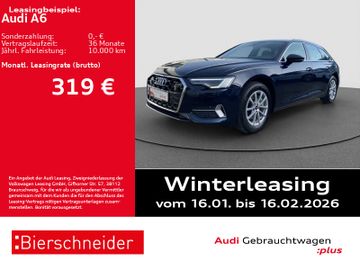 Audi Leasingangebot: Audi A6 Av 45 TFSI advanced 19 AHK MATRIX LEDER