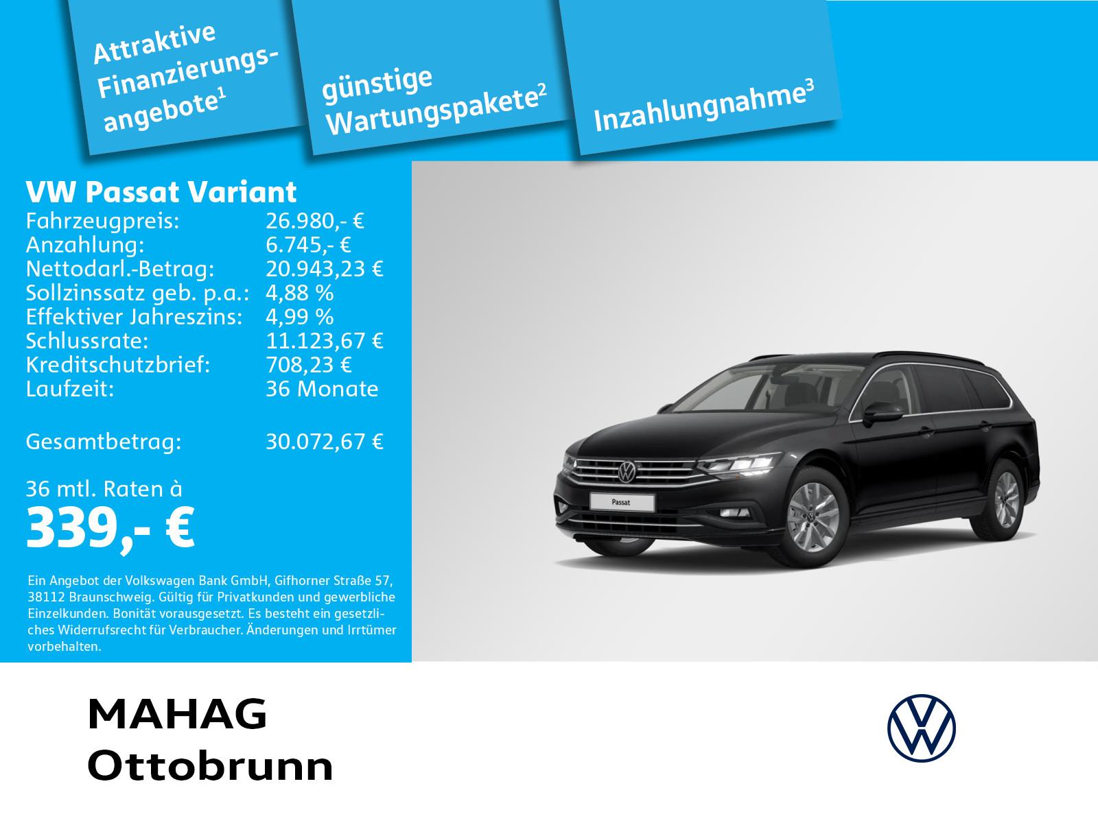 Volkswagen Passat Variant Business 1.5 TSI LED Navi Pano Pa