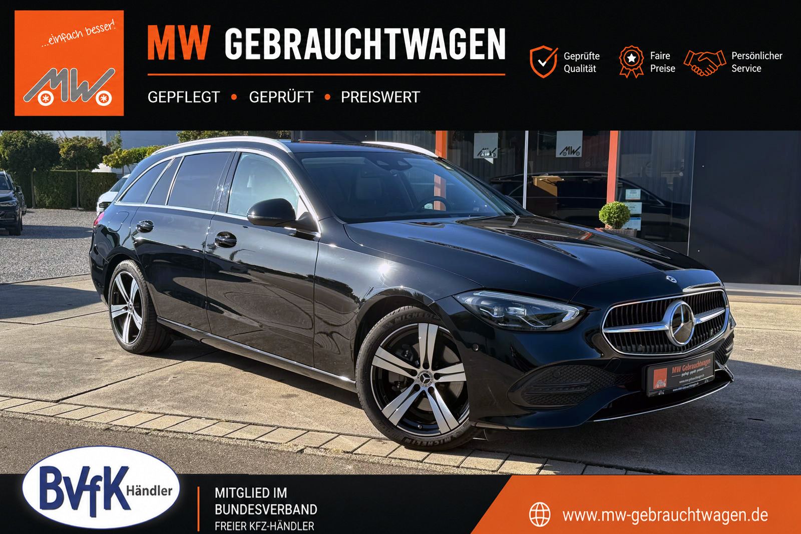 Fahrzeugabbildung Mercedes-Benz C200d T-Modell Avantgarde ACC KAM AHK SHZ LED