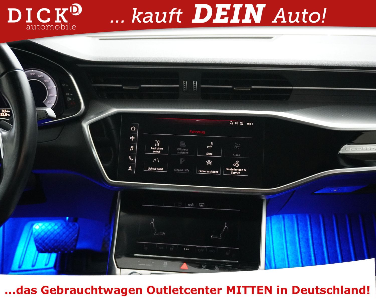 Fahrzeugabbildung Audi A6 50d Quat Sport S LINE 19"+MATR+360+VIRTU+MEMO