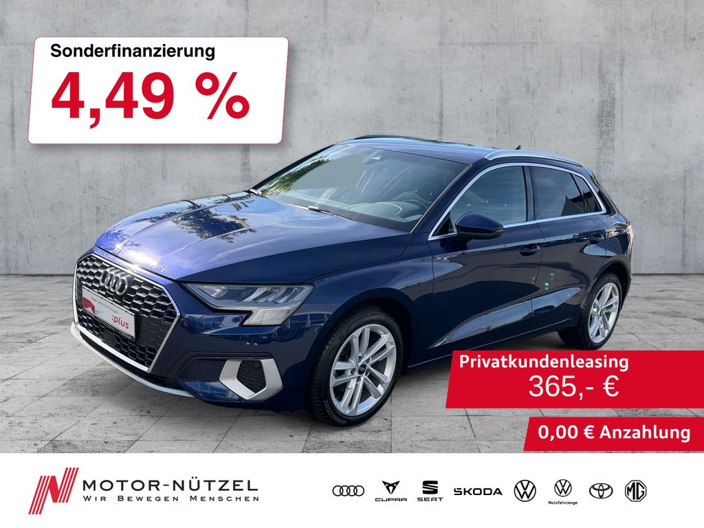A3 Sportback 30 TDI S-TR ADVANCED RFK+GRA+SHZ+17