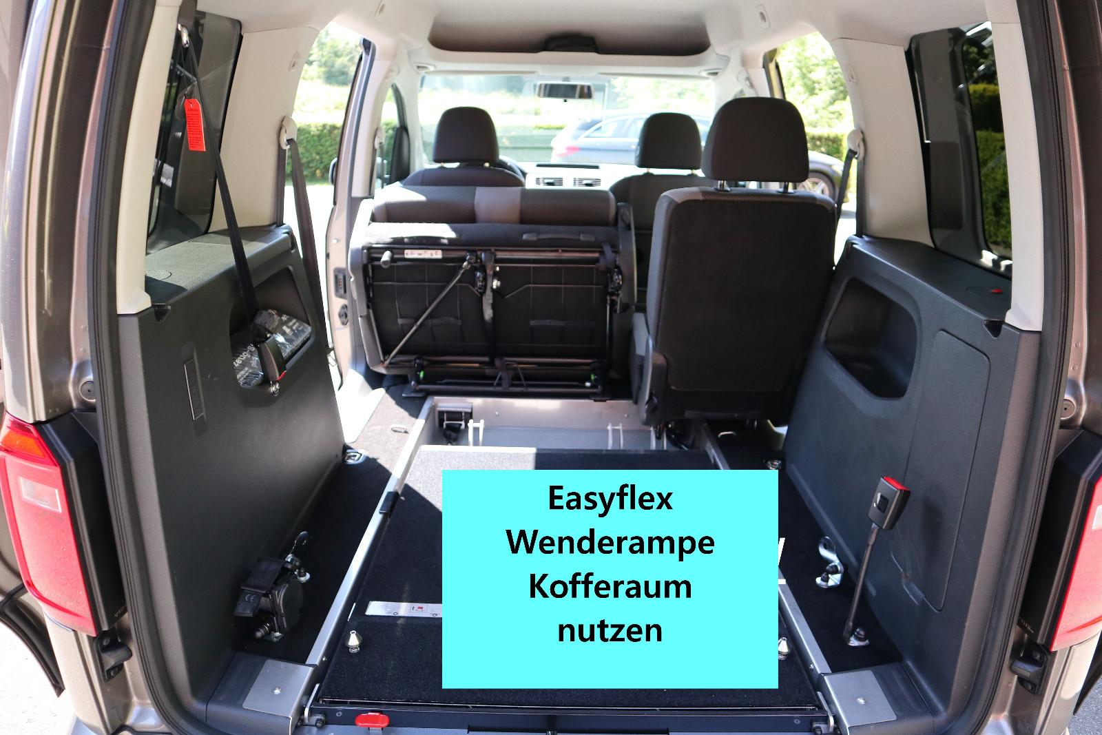 Volkswagen Caddy 1,4TSI DSG*rollstuhlgerecht*Wenderampe*AMF