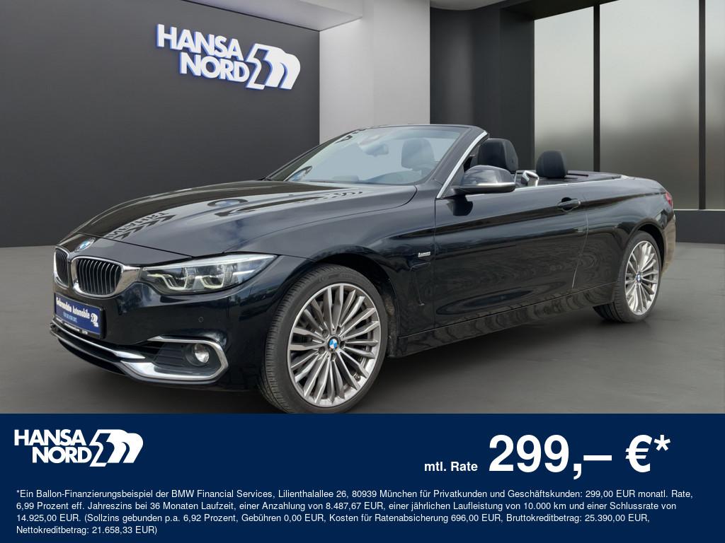 BMW 440i xDrive Cabrio LUXURY LINE LED NAVI HUD 19"