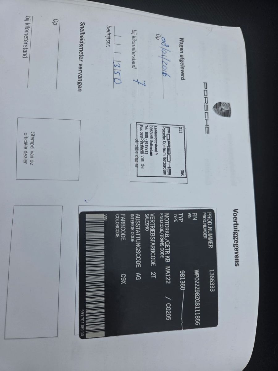 Fahrzeugabbildung Porsche Boxster Black Edition