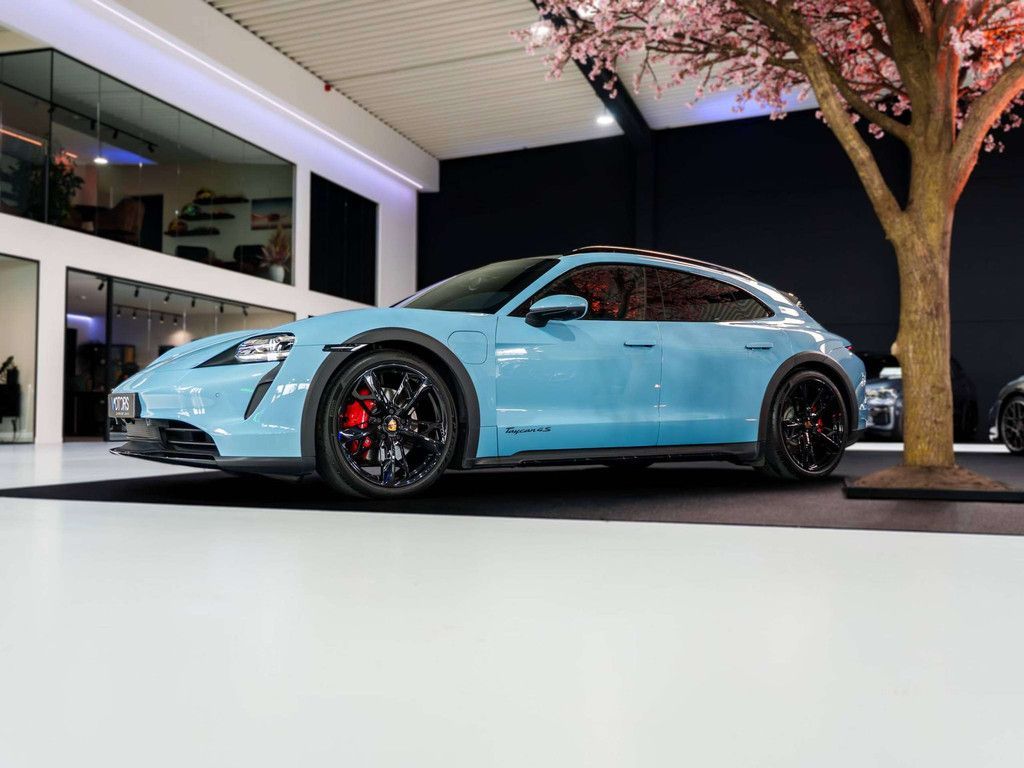 Porsche Taycan 4S Cross Turismo - Frozen Blue - Approved imagem 3