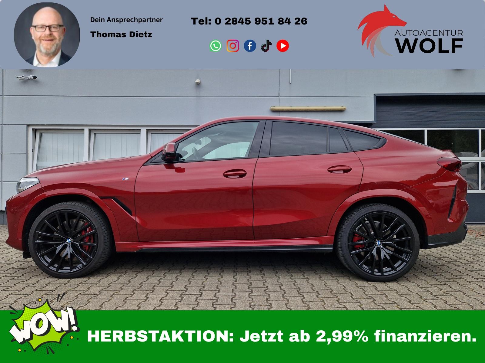 BMW X6 xDrive 40 d*M*Sport*Pano*Kamera*LM-F 9,5×22 *