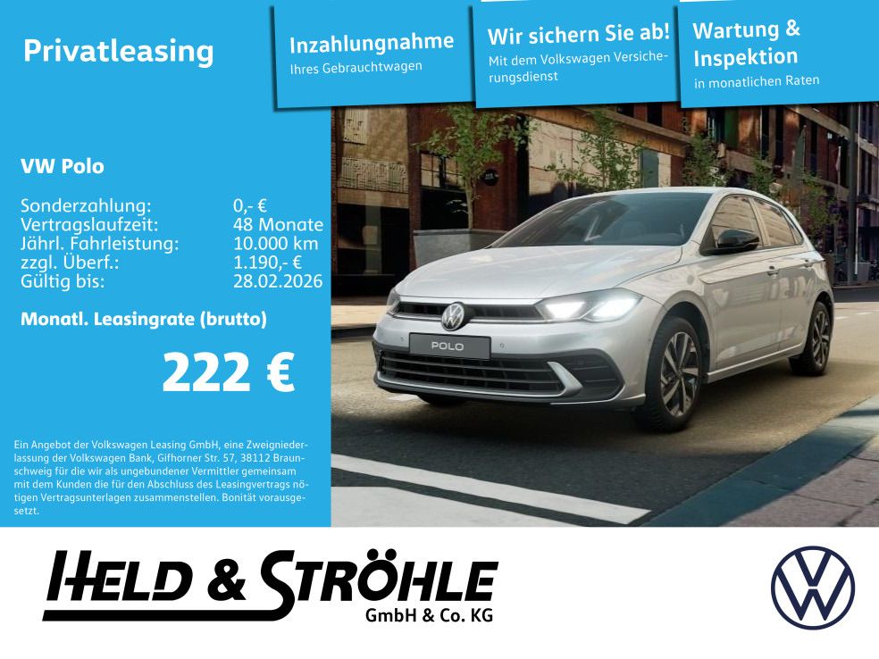 Polo GOAL 1,0l DSG SHZ WKR KURZZULASSUNG