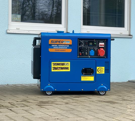 Inne SUPERFIN Stromerzeuger 5,8KW Diesel Generator