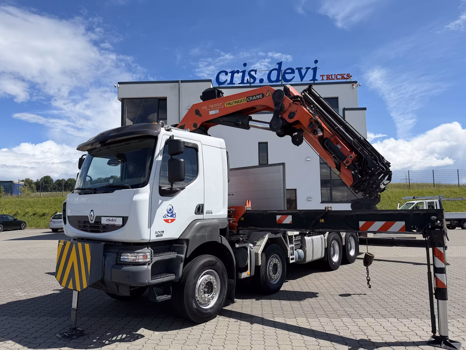 Renault 500 8x4 Palfinger PK 74002 F / Seilwinde / 3.500